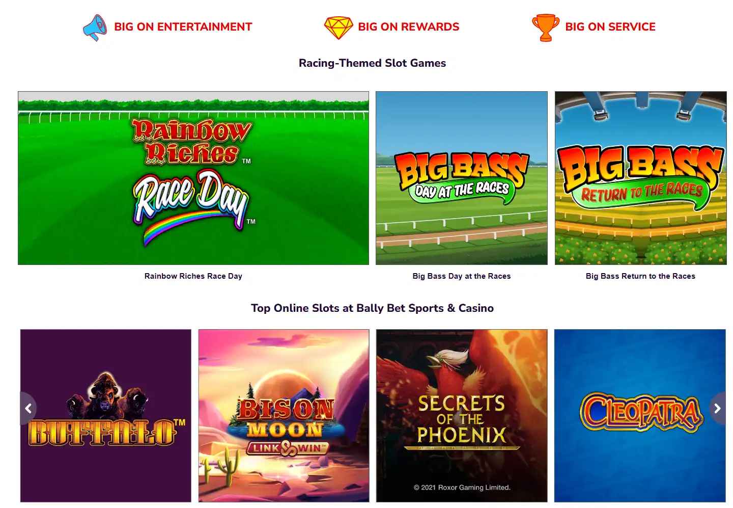 casino Bally Casino GB Bally Casino games aviable after signing in